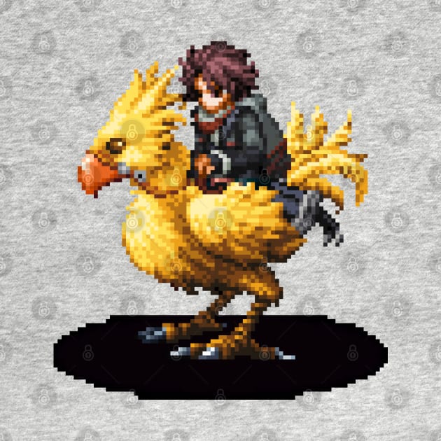 Hobo On A Chocobo by inotyler